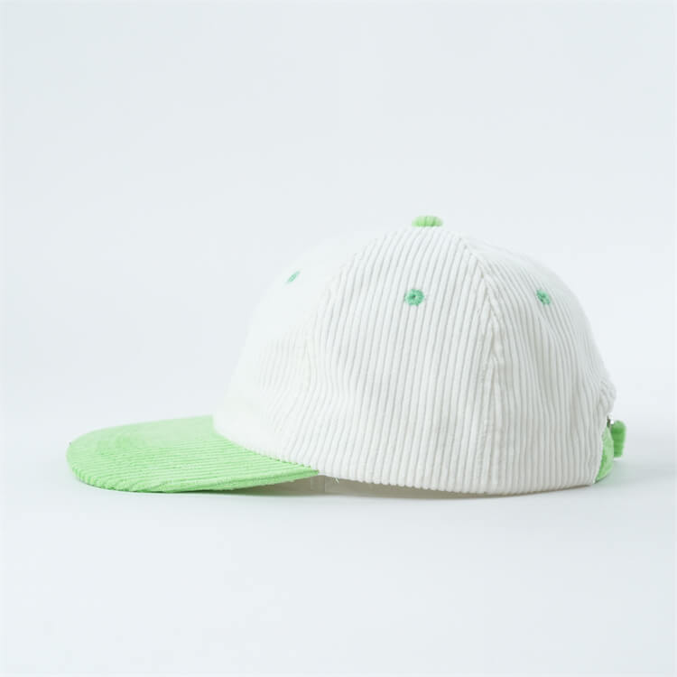 green-and-white-cord-cap