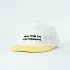 im-overstimulated-embroidered-text-hat