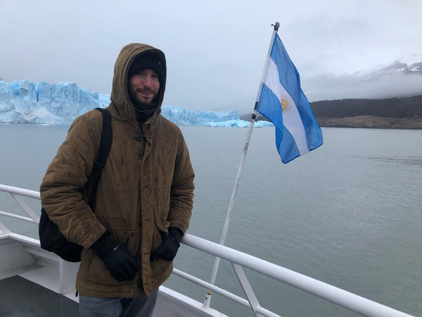 travelling-in-patagonia-argentina-with-perito-moreno-behind