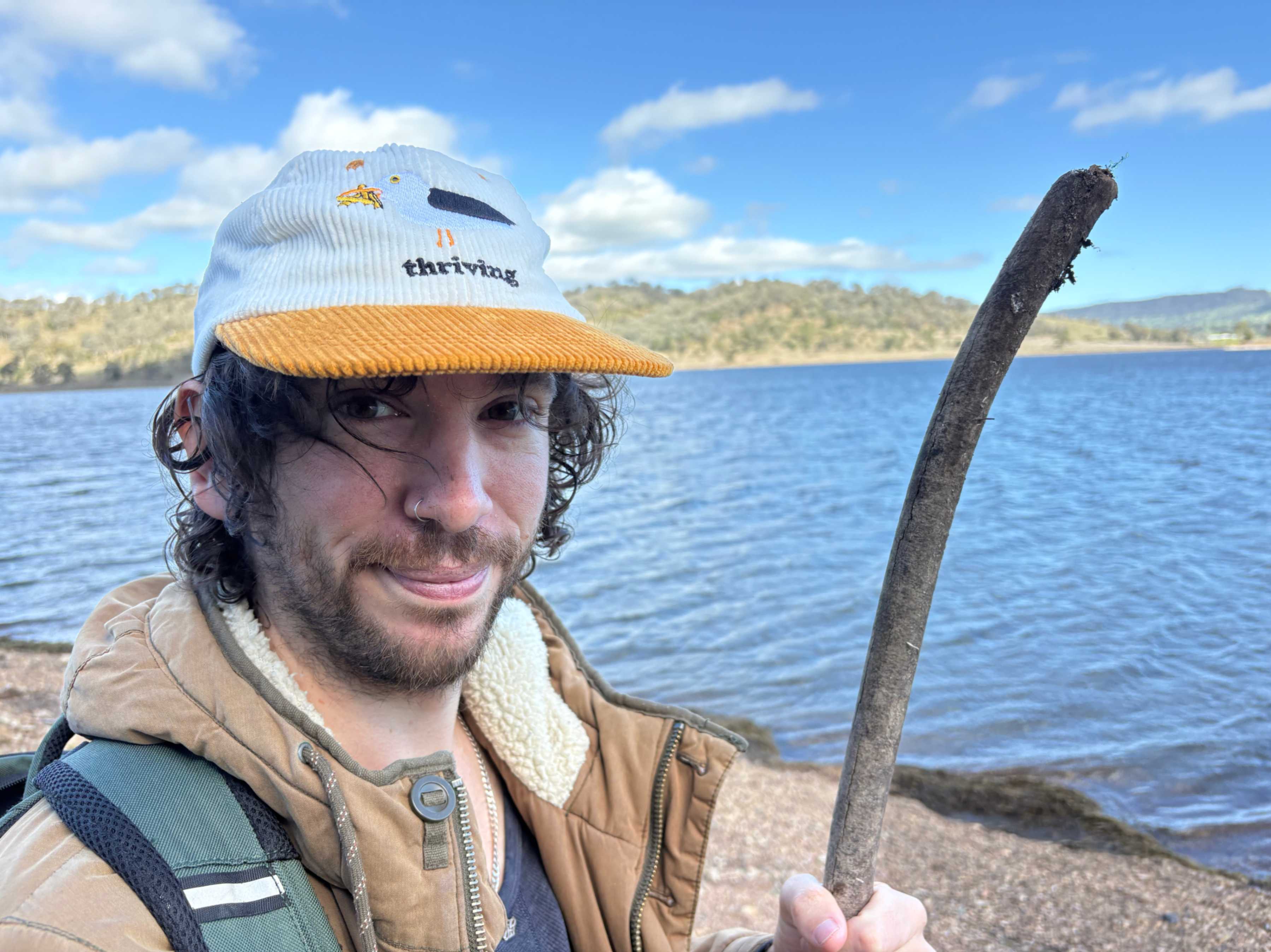 Seagull Eating Chips - Thriving | Corduroy Cap