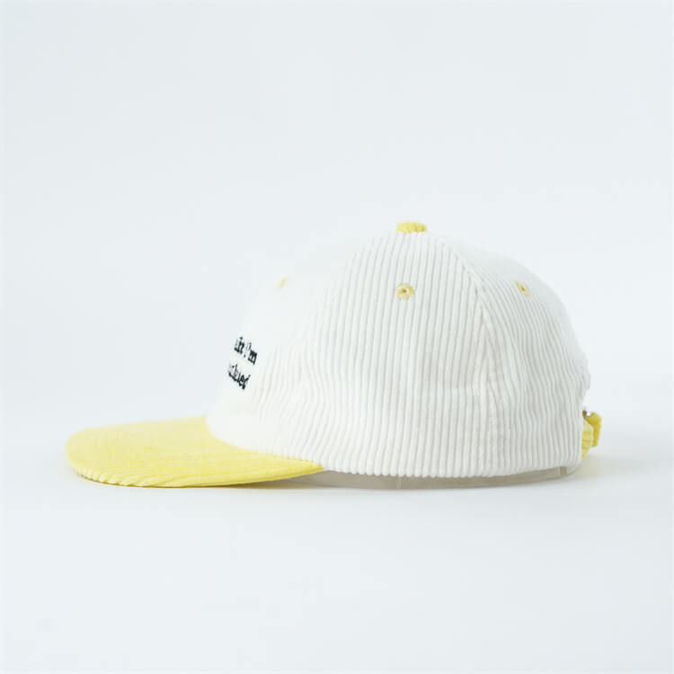 side-view-corduroy-yellow-cap