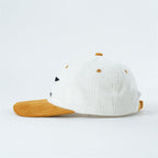 side-view-orange-corduroy-hat